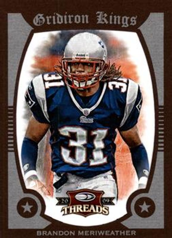 2009 Donruss Threads #8 Pro Gridiron Kings Framed - Red /100