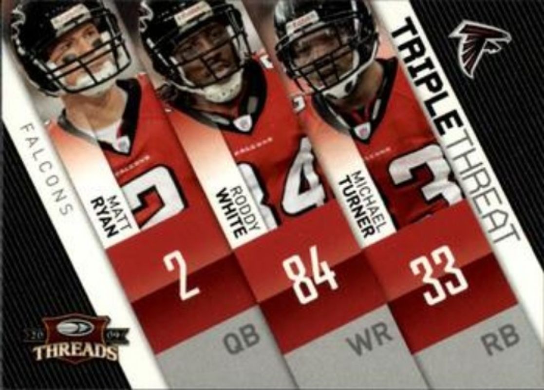 2009 Donruss Threads #7 Triple Threat