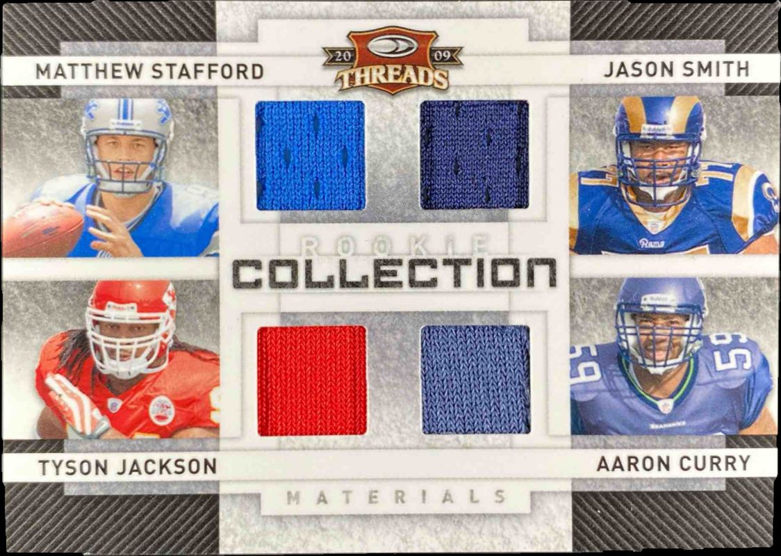 2009 Donruss Threads #1 Rookie Collection Materials Quad /100