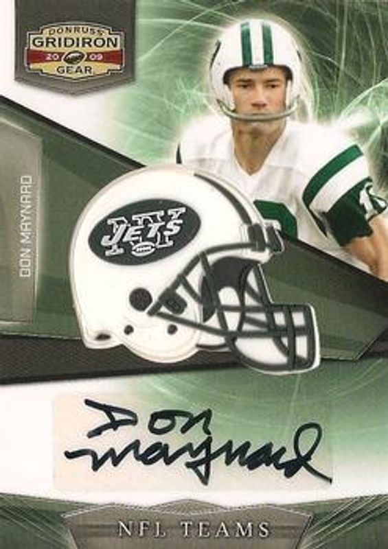 2009 Donruss Gridiron Gear #20 NFL Teams Veteran Signatures /75