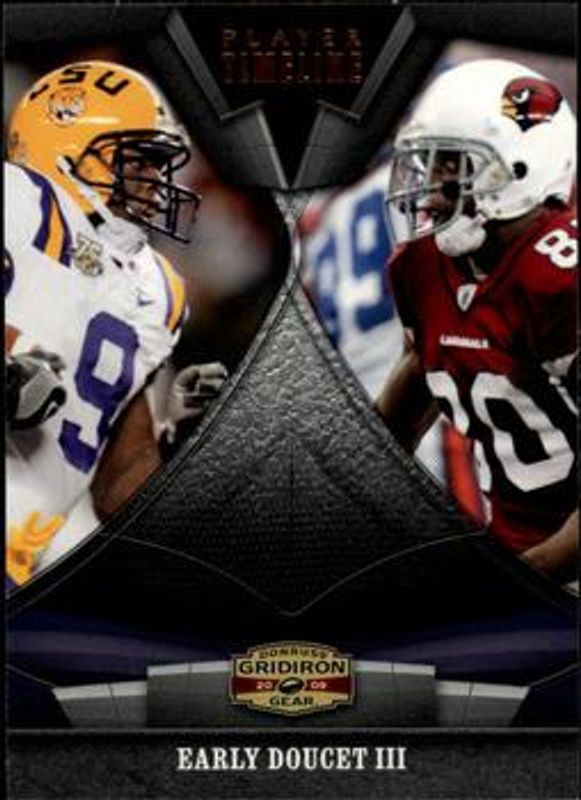 2009 Donruss Gridiron Gear #7 Player Timeline