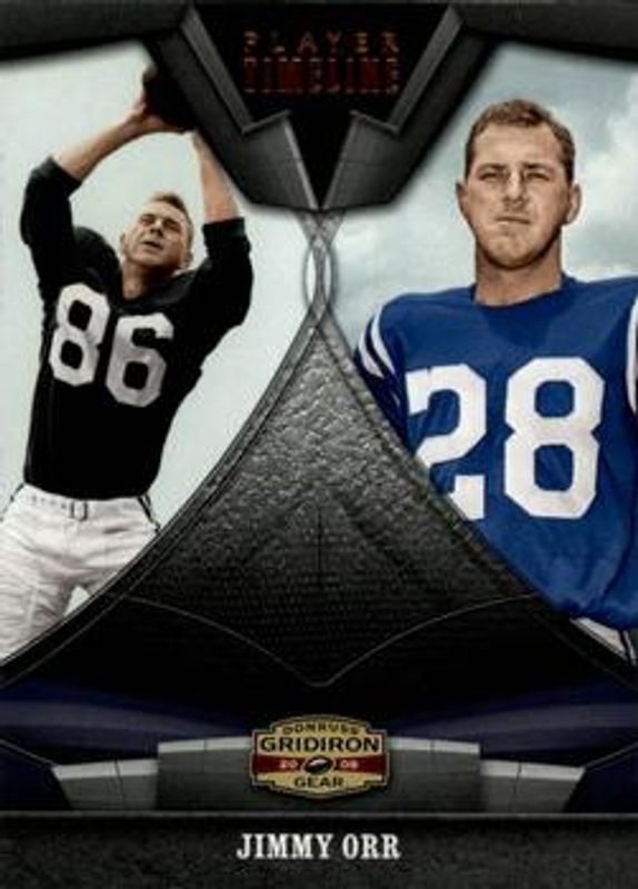 2009 Donruss Gridiron Gear #1 Player Timeline