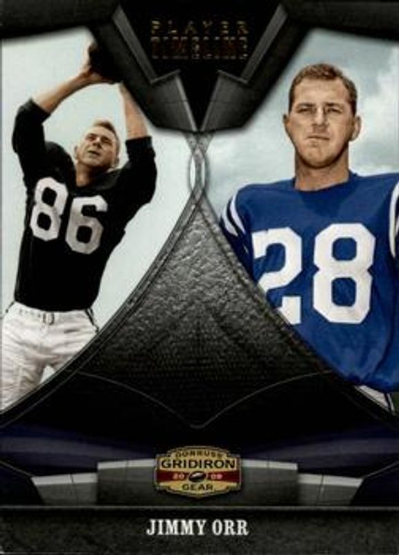 2009 Donruss Gridiron Gear #1 Player Timeline - Gold /100