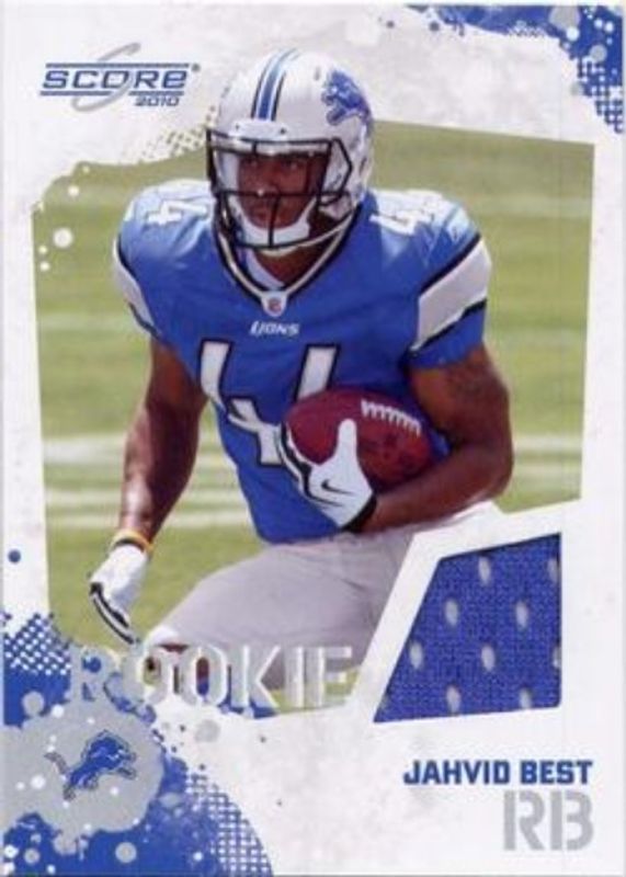 2010 Score #10 Rookie Jerseys