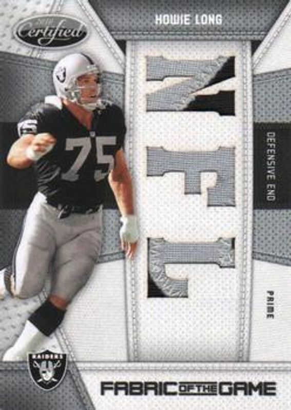 2010 Certified #67 Fabric of the Game NFL Die-Cut - Prime /25