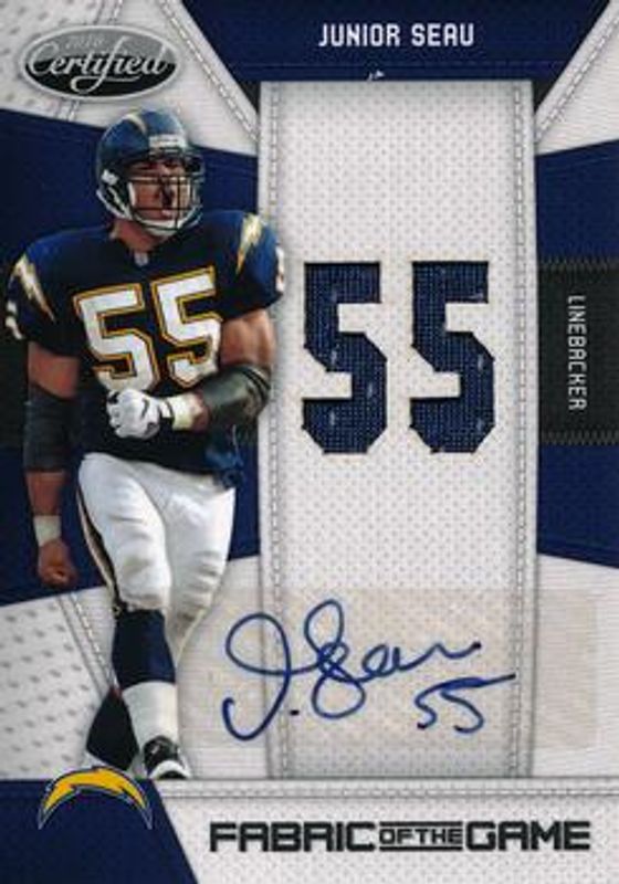 2010 Certified #90 Fabric of the Game Jersey Number Autographs /15