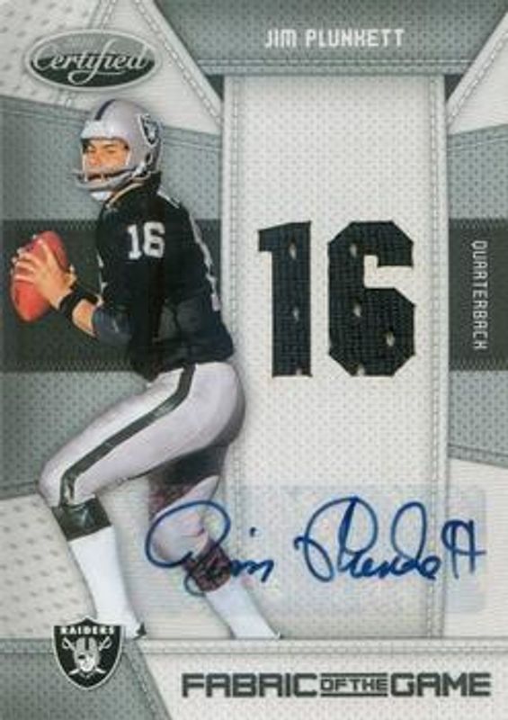 2010 Certified #78 Fabric of the Game Jersey Number Autographs /15