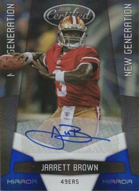 2010 Certified #216 Mirror Blue Signatures /50