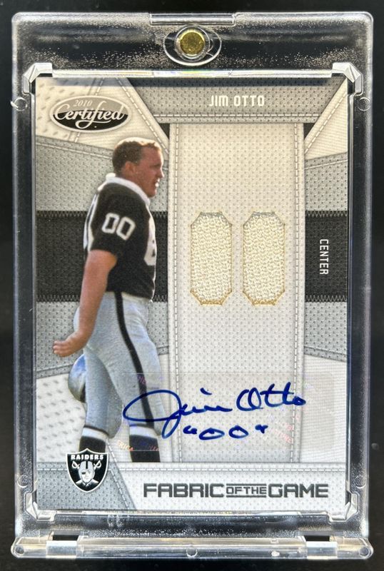 2010 Certified #77 Fabric of the Game Jersey Number Autographs /15
