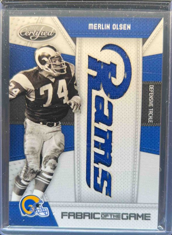 2010 Certified #104 Fabric of the Game Team - Die-Cut /25