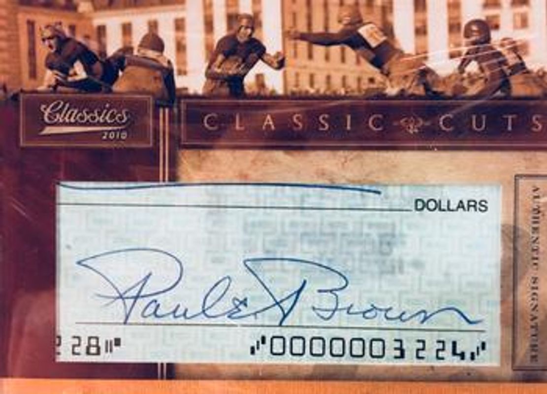 2010 Classics #58 Classic Cuts /3