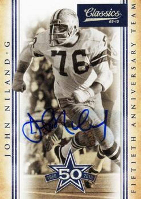 2010 Classics #12 Cowboys 50th Anniversary Autographs /10