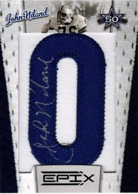 2010 Epix #11 Dallas Cowboys Lettermen Autographs /70