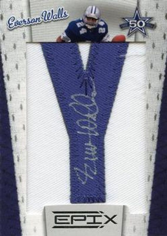 2010 Epix #9 Dallas Cowboys Lettermen Autographs /70