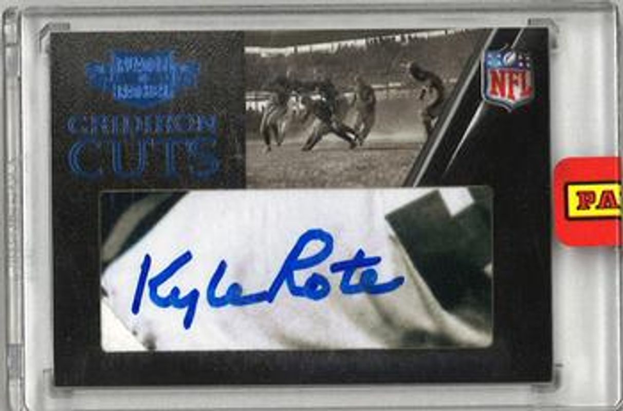 2010 Plates & Patches #40 Gridiron Cut Autographs /18