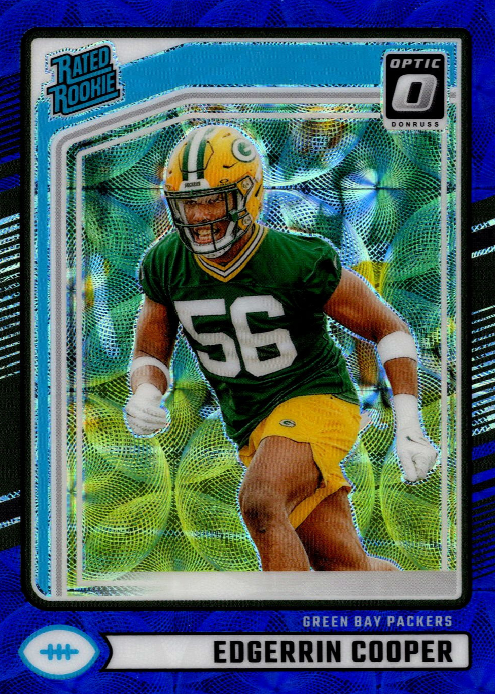 Edgerrin Cooper 2024 Donruss #325 Optic Preview - Blue Scope Price ...