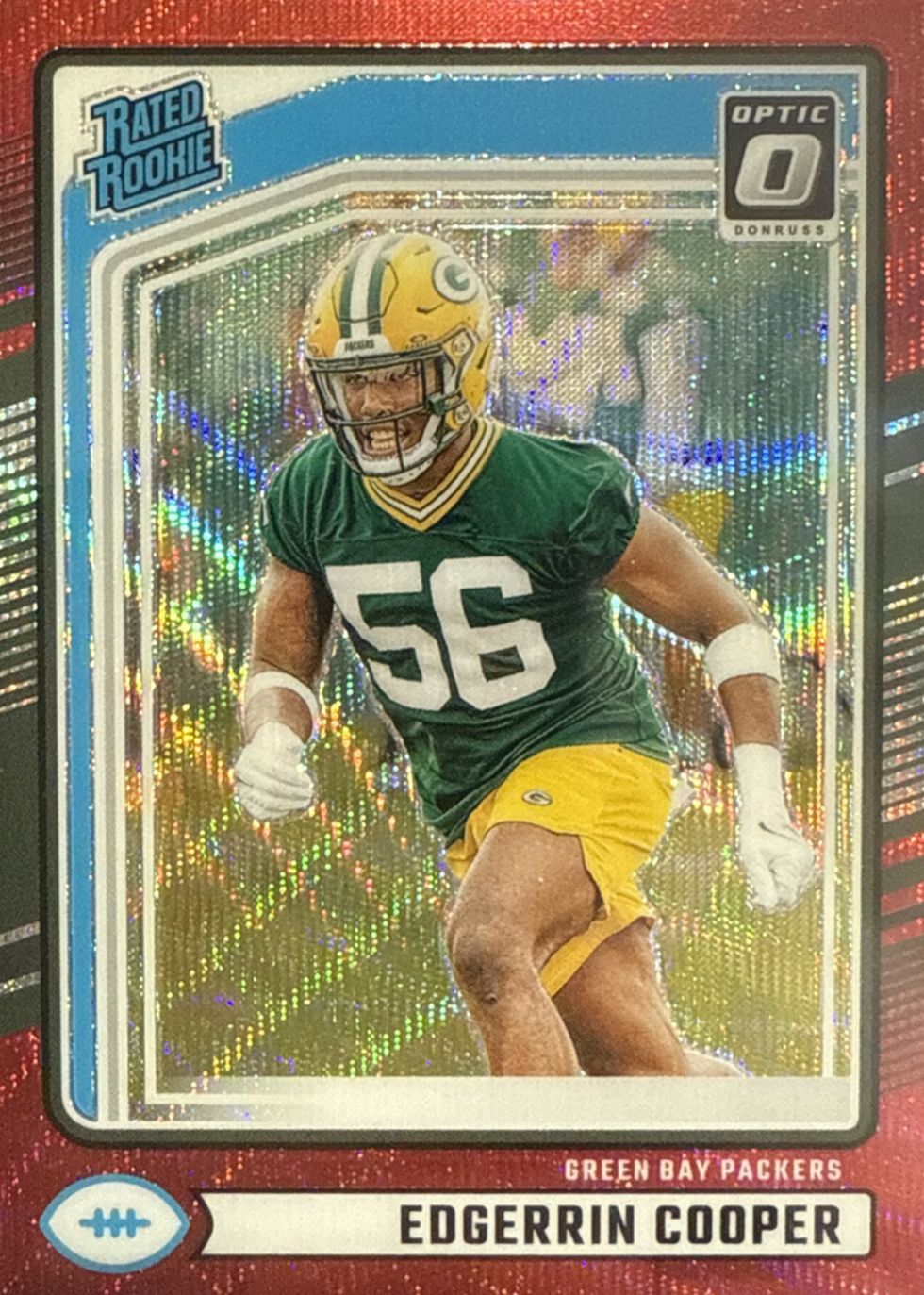 Edgerrin Cooper 2024 Donruss #325 Optic Preview - Red Wave Price Guide ...