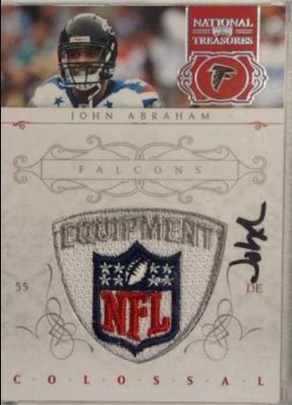 2011 National Treasures #40 Colossal Materials NFL Shield - Prime /1