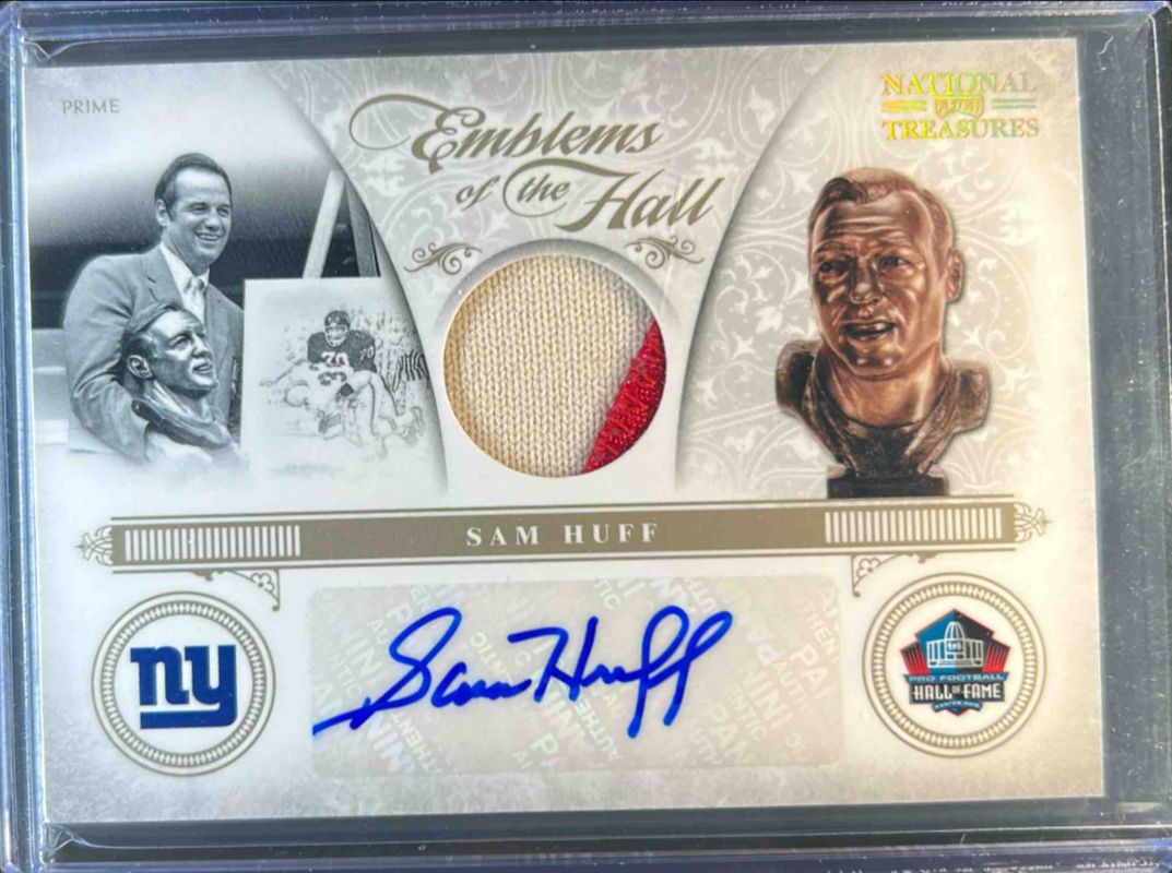 2011 National Treasures #18 Emblems of the Hall Signatures Materials - Prime /10