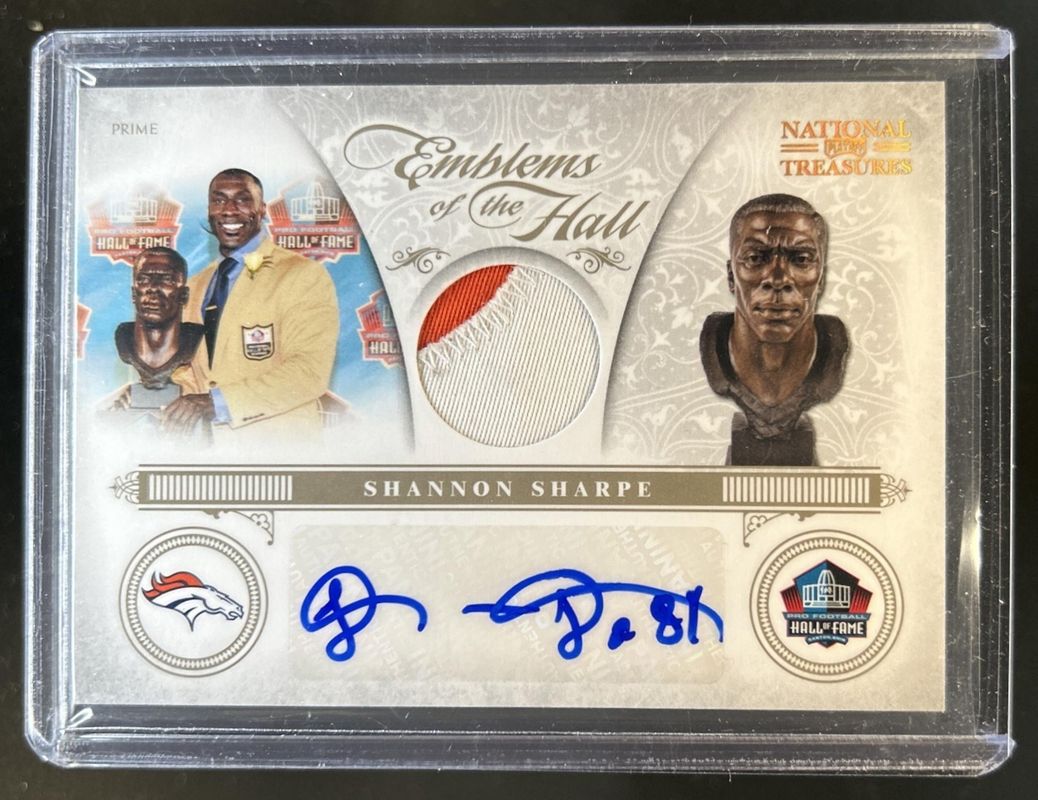 2011 National Treasures #4 Emblems of the Hall Signatures Materials - Prime /10