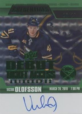 2019 Upper Deck Credentials #RTAA-VO Debut Ticket Access Autographs Green /25