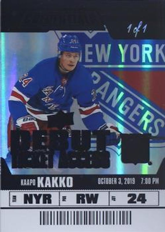 2019 Upper Deck Credentials #145 Black /1