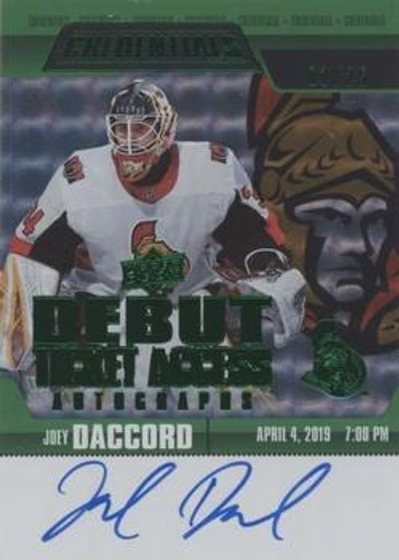 2019 Upper Deck Credentials #RTAA-JD Debut Ticket Access Autographs Green /25