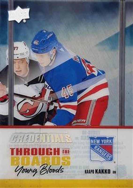 2019 Upper Deck Credentials #TTBYB-10 Through the Boards