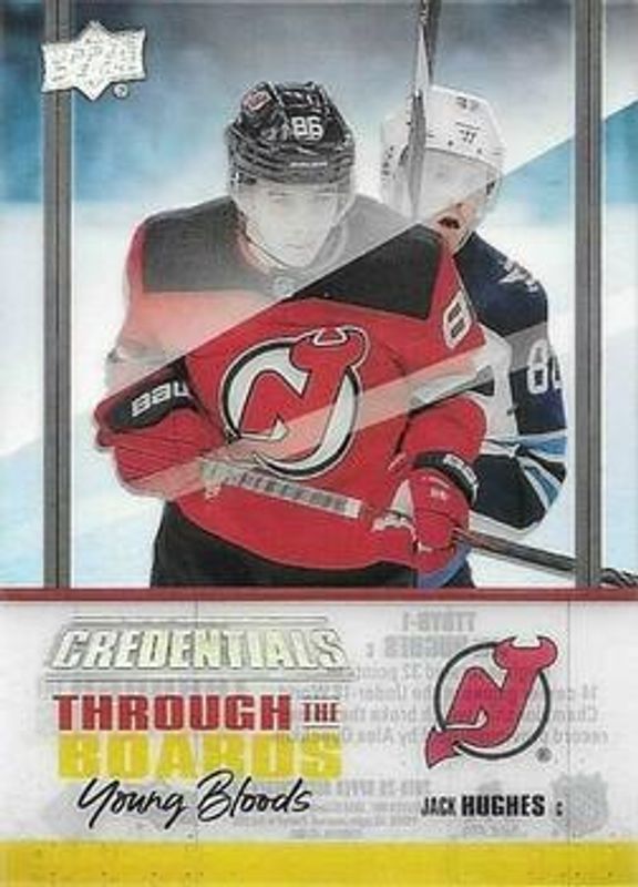 2019 Upper Deck Credentials #TTBYB-1 Through the Boards