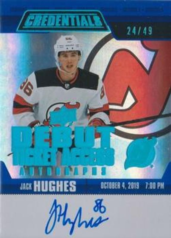 2019 Upper Deck Credentials #RTAAV-JH Debut Ticket Access Autographs Photo Variant /49