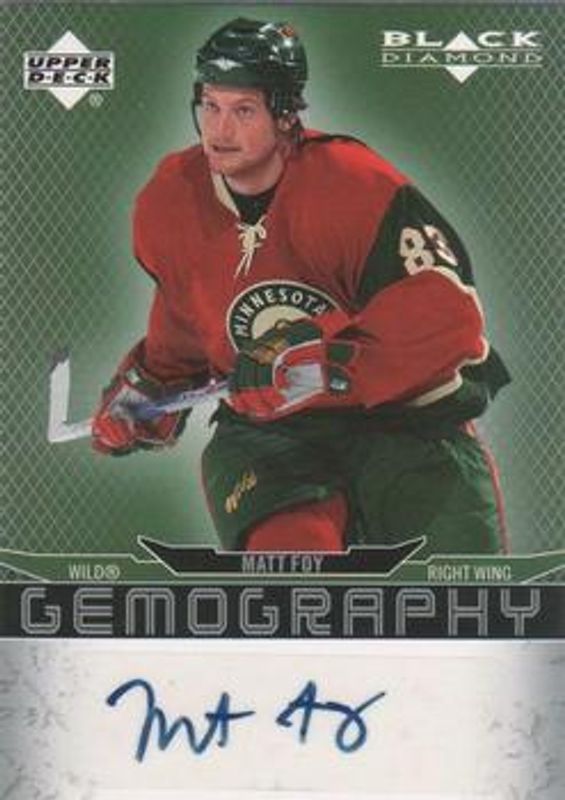 2007 Upper Deck Black Diamond #G-FO Gemography