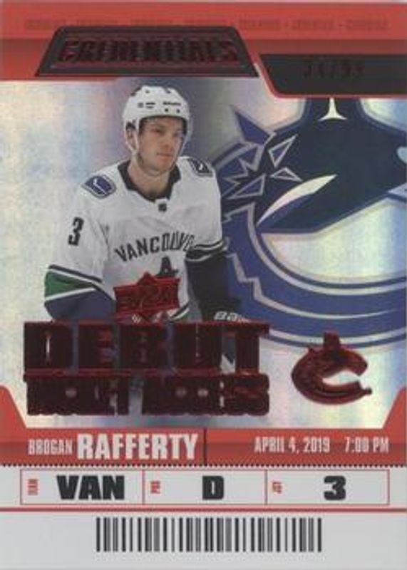 2019 Upper Deck Credentials #82 Red /99
