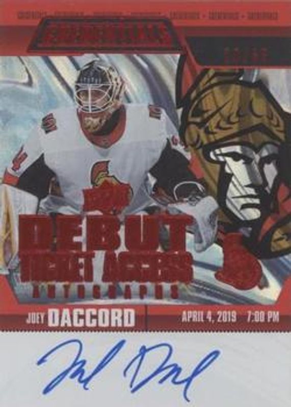 2019 Upper Deck Credentials #RTAA-JD Debut Ticket Access Autographs Red /65