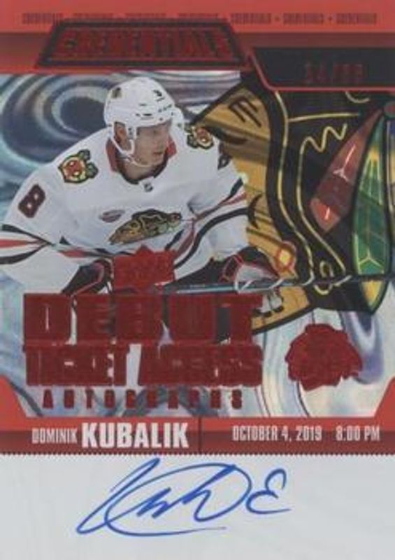 2019 Upper Deck Credentials #RTAA-DK Debut Ticket Access Autographs Red /65