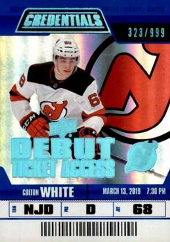 2019 Upper Deck Credentials #66 Base /699