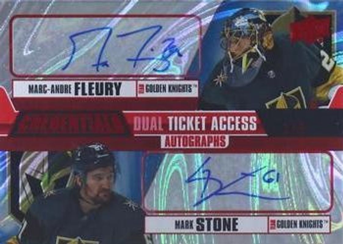 2019 Upper Deck Credentials #RTAAD-MM Dual Ticket Access Autographs Red /5