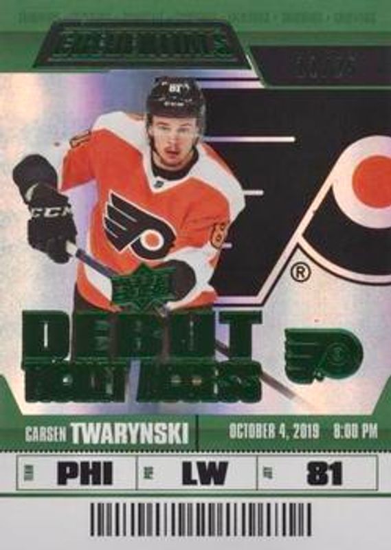 2019 Upper Deck Credentials #61 Green /25