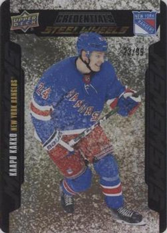 2019 Upper Deck Credentials #SW-25 Steel Wheels Gold /99