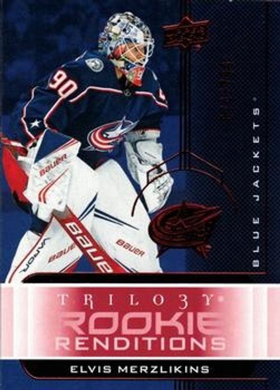 2019 Upper Deck Trilogy #RR-46 Rookie Renditions Red Foil /799