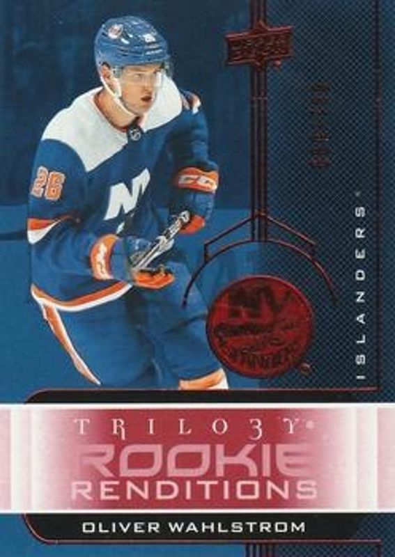 2019 Upper Deck Trilogy #RR-49 Rookie Renditions Red Foil /799