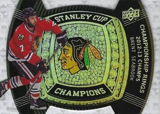 2013 Upper Deck Black Diamond #CRB-5 Stanley Cup Champs Championship Rings