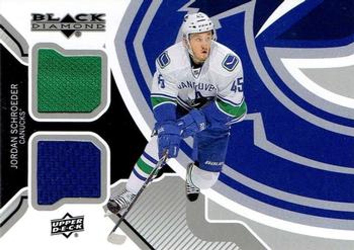 2013 Upper Deck Black Diamond #VAN-JS Double Diamond Jerseys