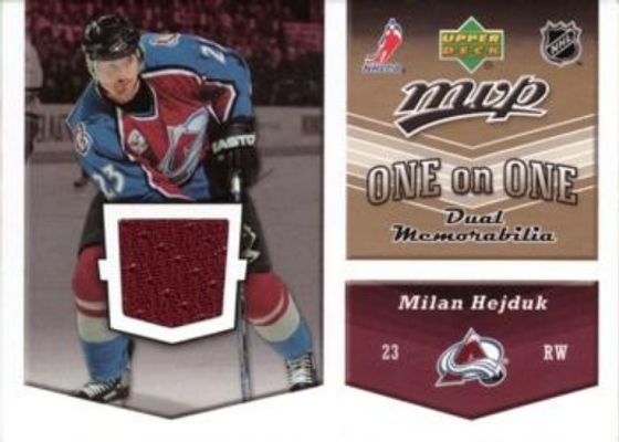 2006 Upper Deck MVP #OJ-HH One on One Dual Memorabilia