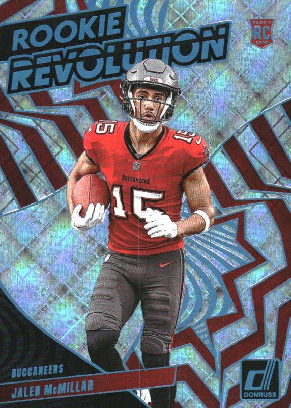 Jalen McMillan 2024 Donruss #22 Rookie Revolution - Cosmic /100 RAW