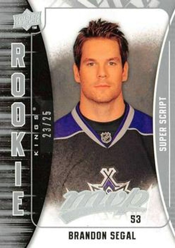2009 Upper Deck MVP #339 Super Script /25