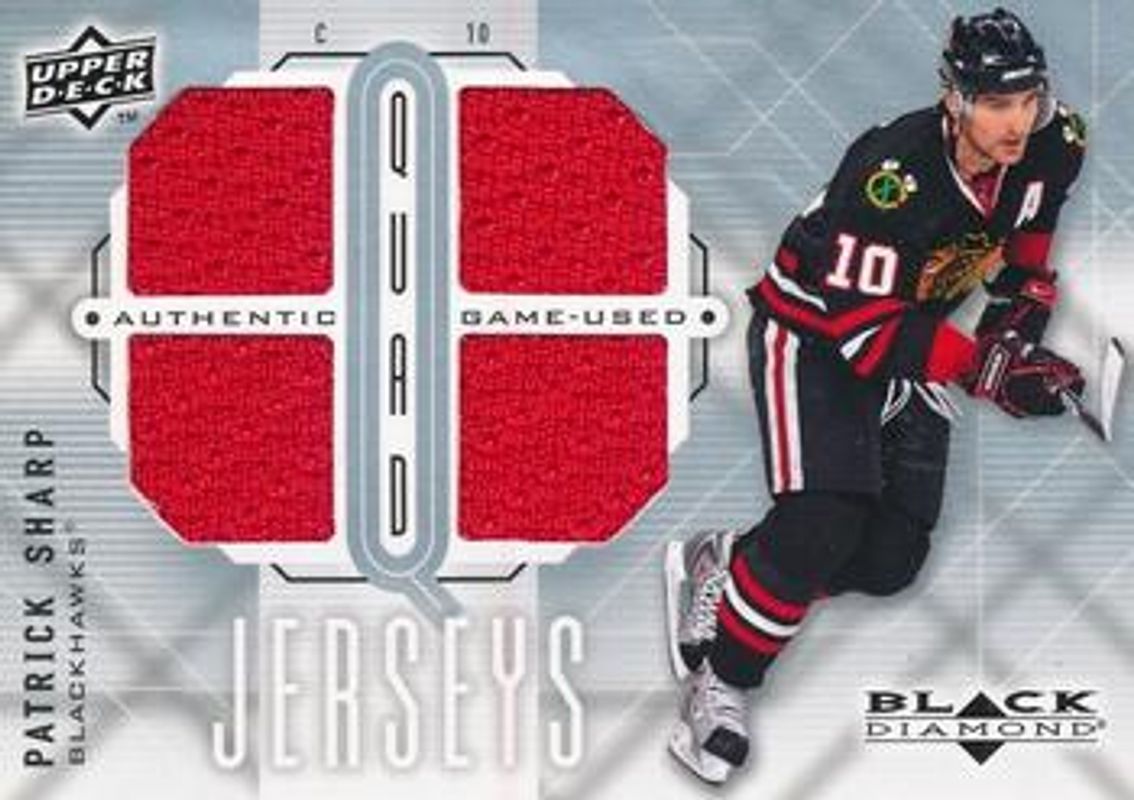 2009 Upper Deck Black Diamond #QJ-PS Jerseys Quad