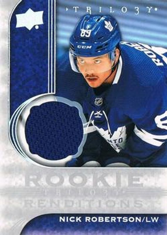 2020 Upper Deck Trilogy #RR-2 Rookie Renditions Silver Spectrum Jersey