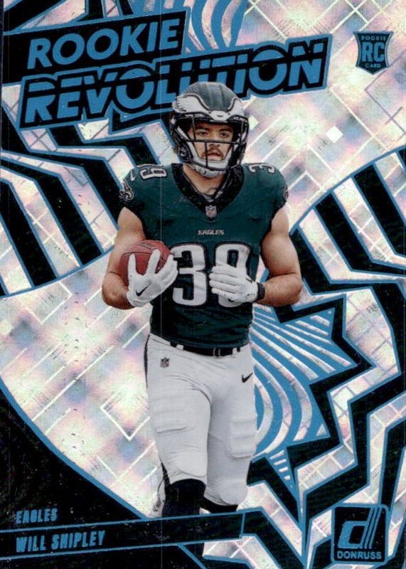 Will Shipley 2024 Donruss #21 Rookie Revolution - Cosmic /100 RAW