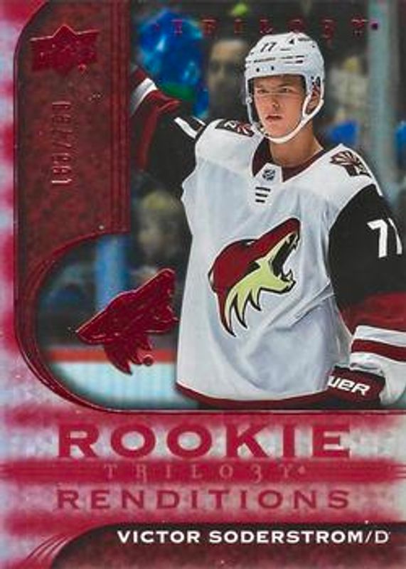 2020 Upper Deck Trilogy #RR-28 Rookie Renditions - Red Foil /799
