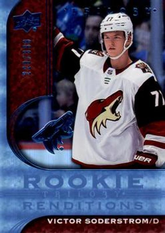 2020 Upper Deck Trilogy #RR-28 Rookie Renditions - Blue Foil /399